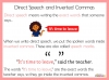 Punctuating Direct Speech - Years 3 and 4 Teaching Resources (slide 3/32)